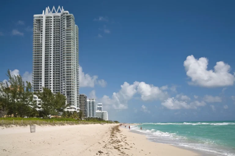 Beachfront condominium tower in Thailand